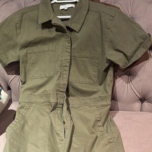 Celebrity Pink Olive Jumpsuit